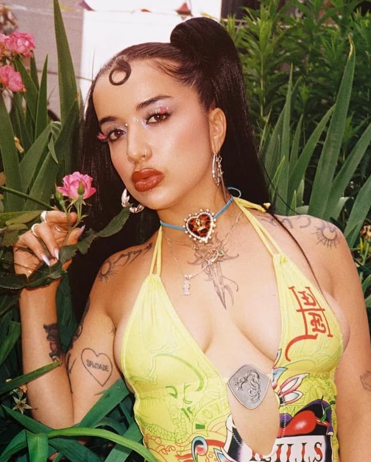 Creative makeup look